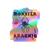 Monster Arachnid Kiss-Cut Vinyl Sticker — Gothic Spider Decal — Halloween 2026