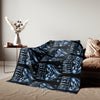 Winter Heart Sweatshirt Blanket
