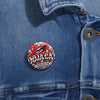 Red Heart Chrome Eye Custom Pin Buttons