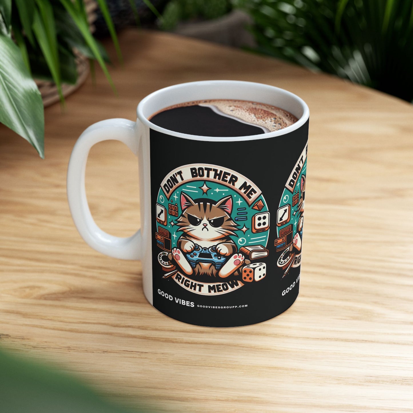 Video Game Cat Mug - Coffee Cup