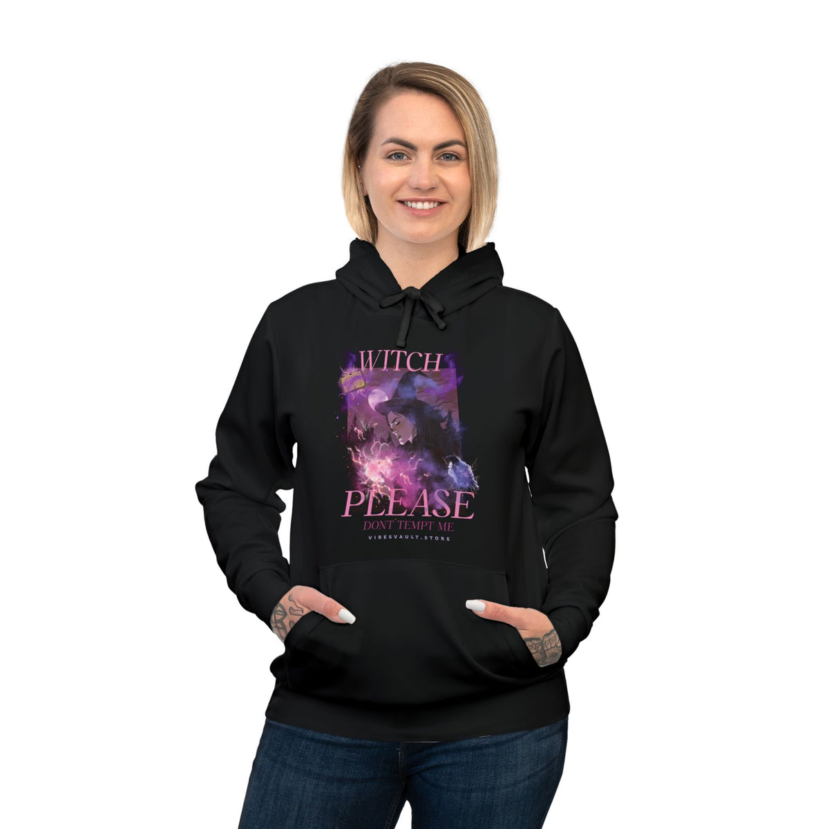 Witch Please Gothic Halloween Hoodie