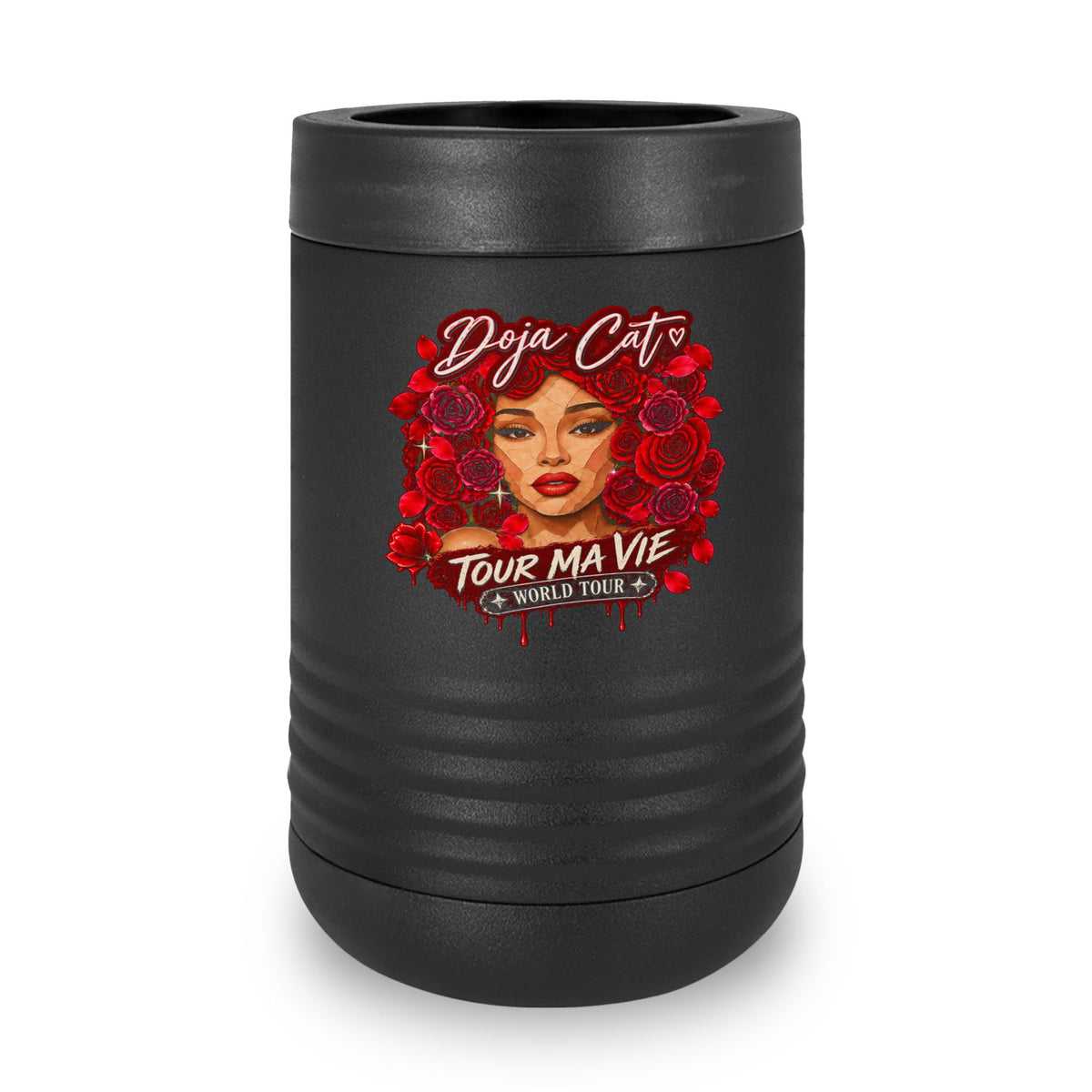 Rose Mosaic Portrait Beverage Holder 12oz