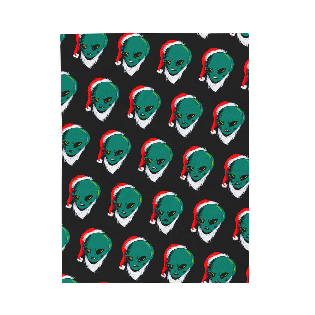 Christmas Alien Velveteen Plush Blanket