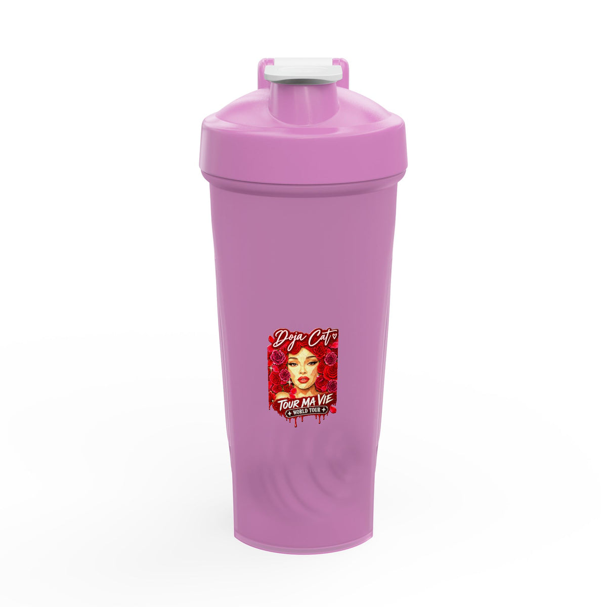 Rose Mosaic Portrait Protein Shaker