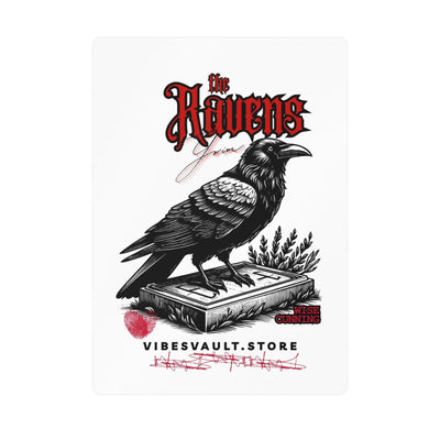 Ravens Kiss-Cut Vinyl Sticker — Gothic Crow Design — Halloween 2026
