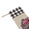 Pink Heart Chrome Eye Christmas Stocking