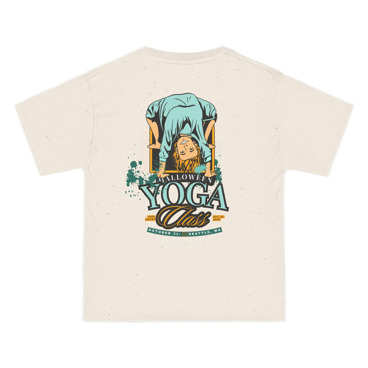 Halloween Yoga Class- T-shirt Top - Graphic Tee - Fall 2026