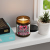 Pink Heart Chrome Eye Amber Jar Soy Candle
