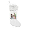 HOLIDAY Santa Burning Money Christmas Stockings (Flannel)