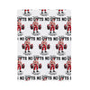 No Lifts No Gifts Santa Velveteen Plush Blanket