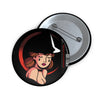 Red Witch Tears Pin - 100% that Witch- Dracula Pin Badge - Fall Halloween 2026