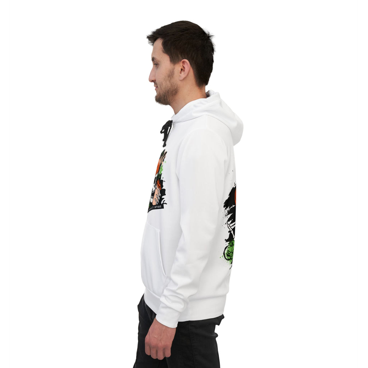 Basketball Skull Hoodie – Edgy Streetwear for Basketball Fans