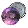 Witch Full Moon Pin - Magic Button Badge - Fall Halloween 2026