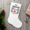 HOLIDAY Skeleton Heart Santa Stocking