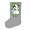 Kringle Mingle Santa Stocking - Funny Retro Grinch-Inspired Christmas Stocking