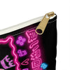 Neon Kitty Zip Bag