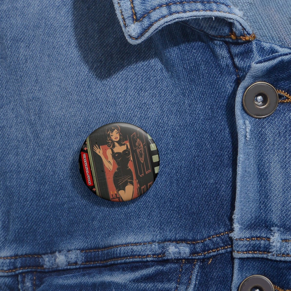 Vampire Halloween Costume Party Pin - Button Badge - Fall 2026