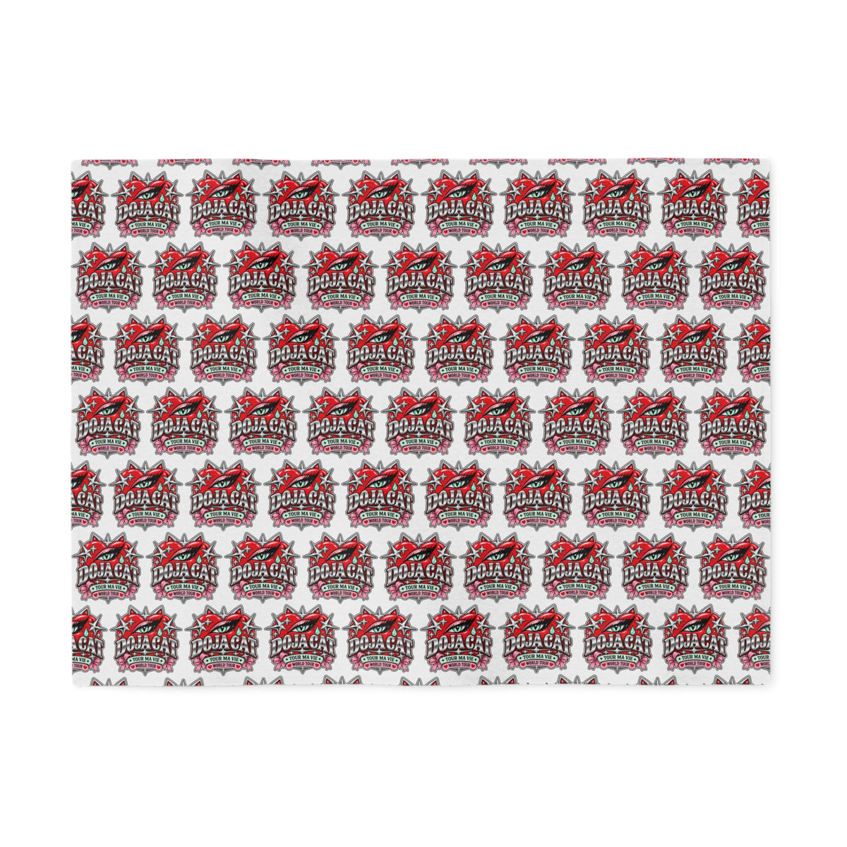 Red Heart Chrome Eye Sweatshirt Blanket