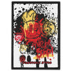 King Teddy Bear Iron-On Patch