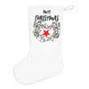 HOLIDAY Skeleton Heart Santa Stocking