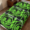 Neon Grin Velveteen Plush Blanket