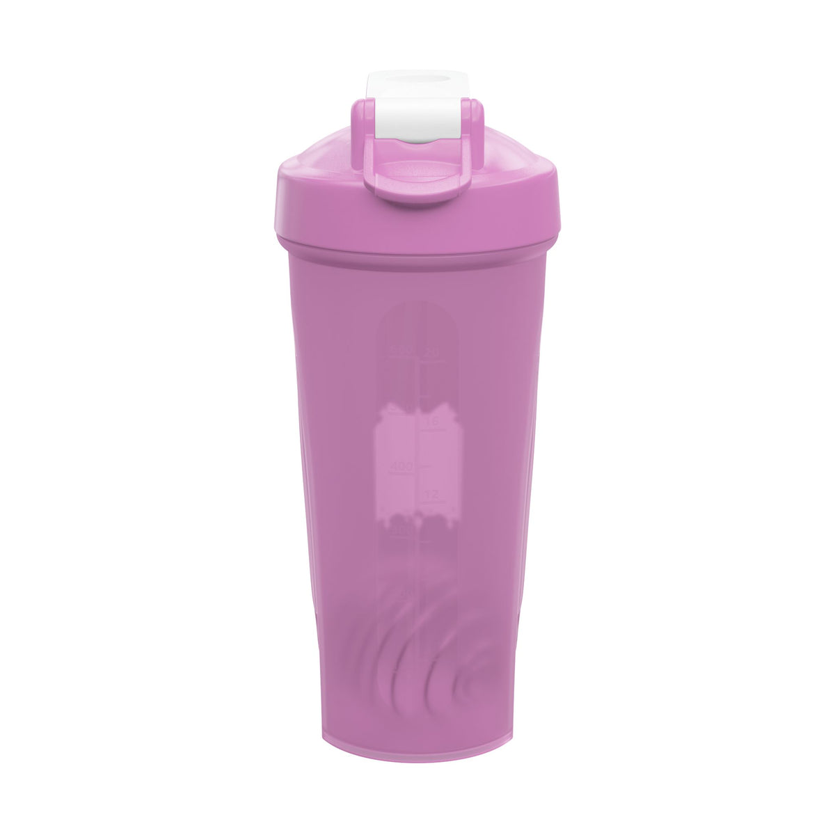 Pink Heart Chrome Eye Protein Shaker