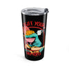 20oz Fight Your Demons Tumbler – Halloween Alcohol Cheers Travel Cup— Halloween 2026