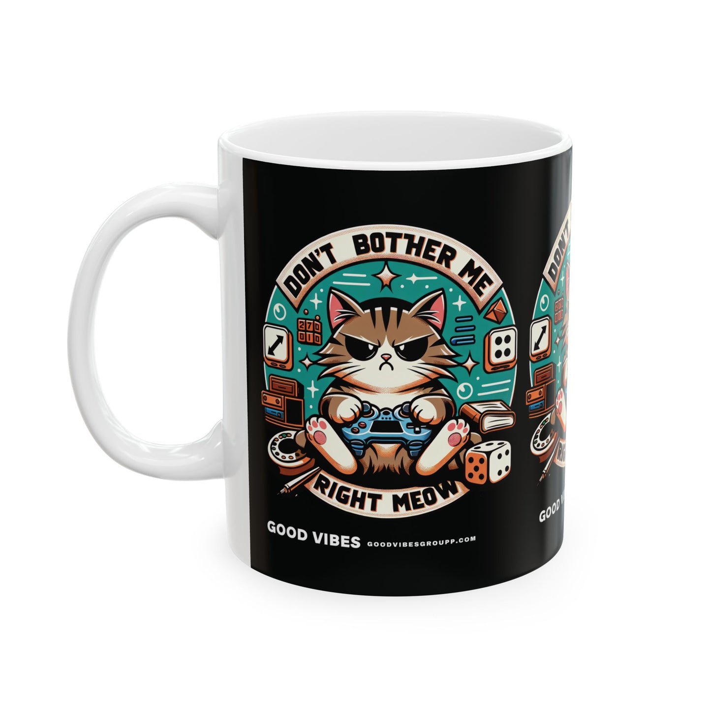 Video Game Cat Mug - Coffee Cup