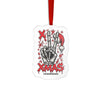 Rock On Xmas Custom Cut Acrylic Ornament