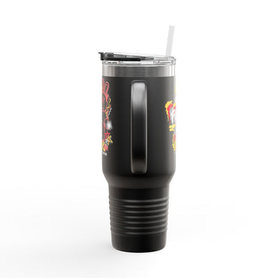 Dead Teddy Bear Tumbler with Spray Paint
