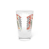 Christmas Skeleton Pint Glass — 'Dead Inside But It's Christmas' 16oz