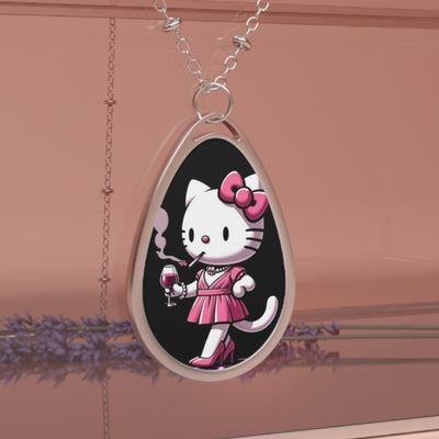 Pink Kitty Queen Necklace - Cannabis Culture