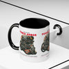 Power Armor Accent Coffee Mug — Fallout Enclave Helmet Design (11/15oz)