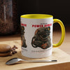 Power Armor Accent Coffee Mug — Fallout Enclave Helmet Design (11/15oz)
