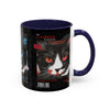 Halloween Cat Coffee Mug — Two-Tone Accent 11/15oz - Fall Halloween 2026