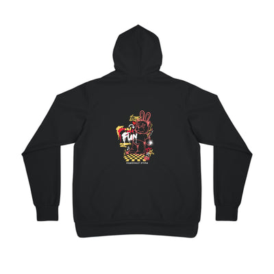Dead Teddy Bear Graffiti Hoodie with Stars