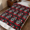 HOLIDAY Rock On Xmas Velveteen Plush Blanket