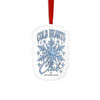 Cold Hearts Club Custom Cut Acrylic Ornament
