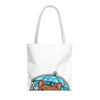 Brown Cat Umbrella All-Over Print Tote Bag