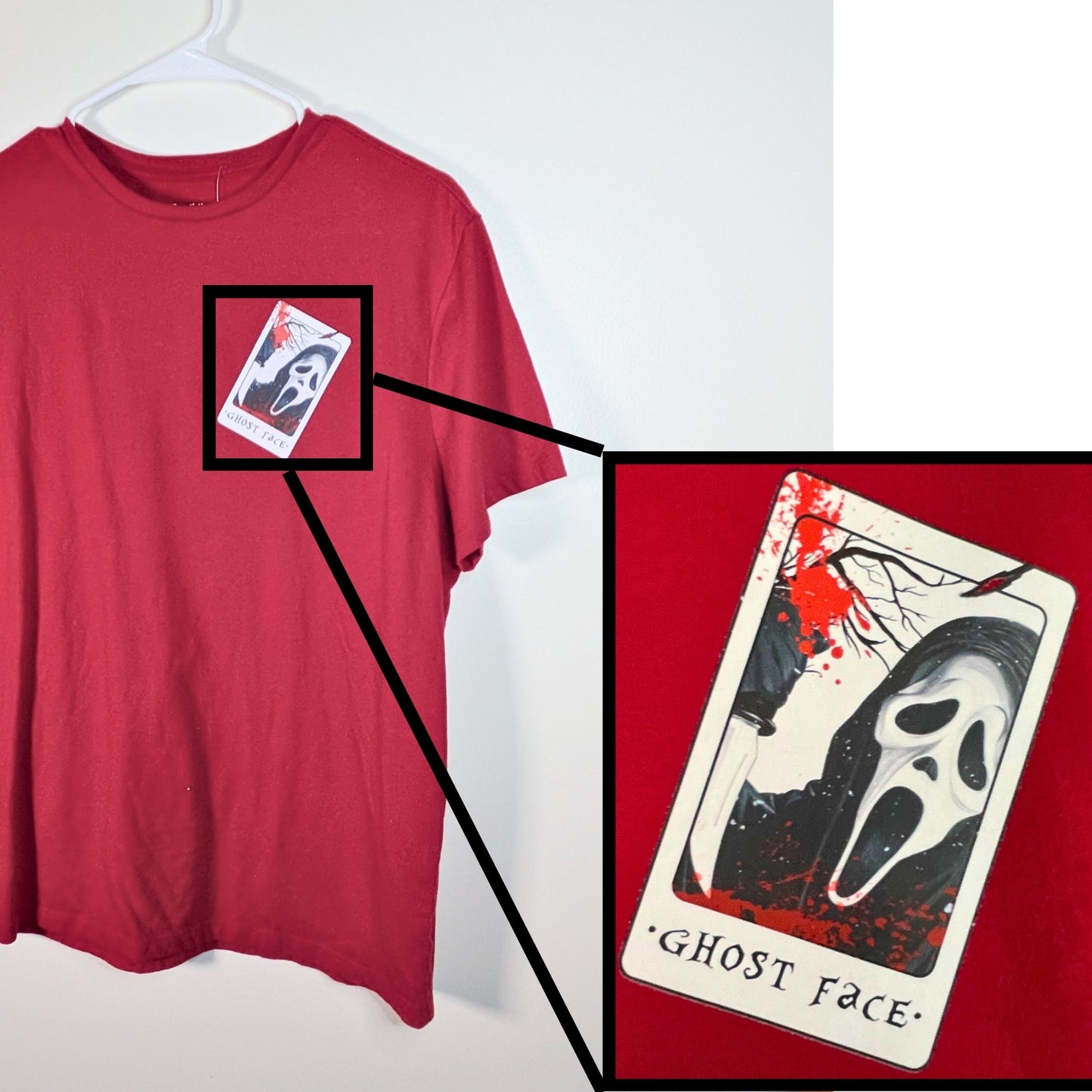 Red Scream Graphic T-Shirt