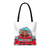 Brown Cat Umbrella All-Over Print Tote Bag