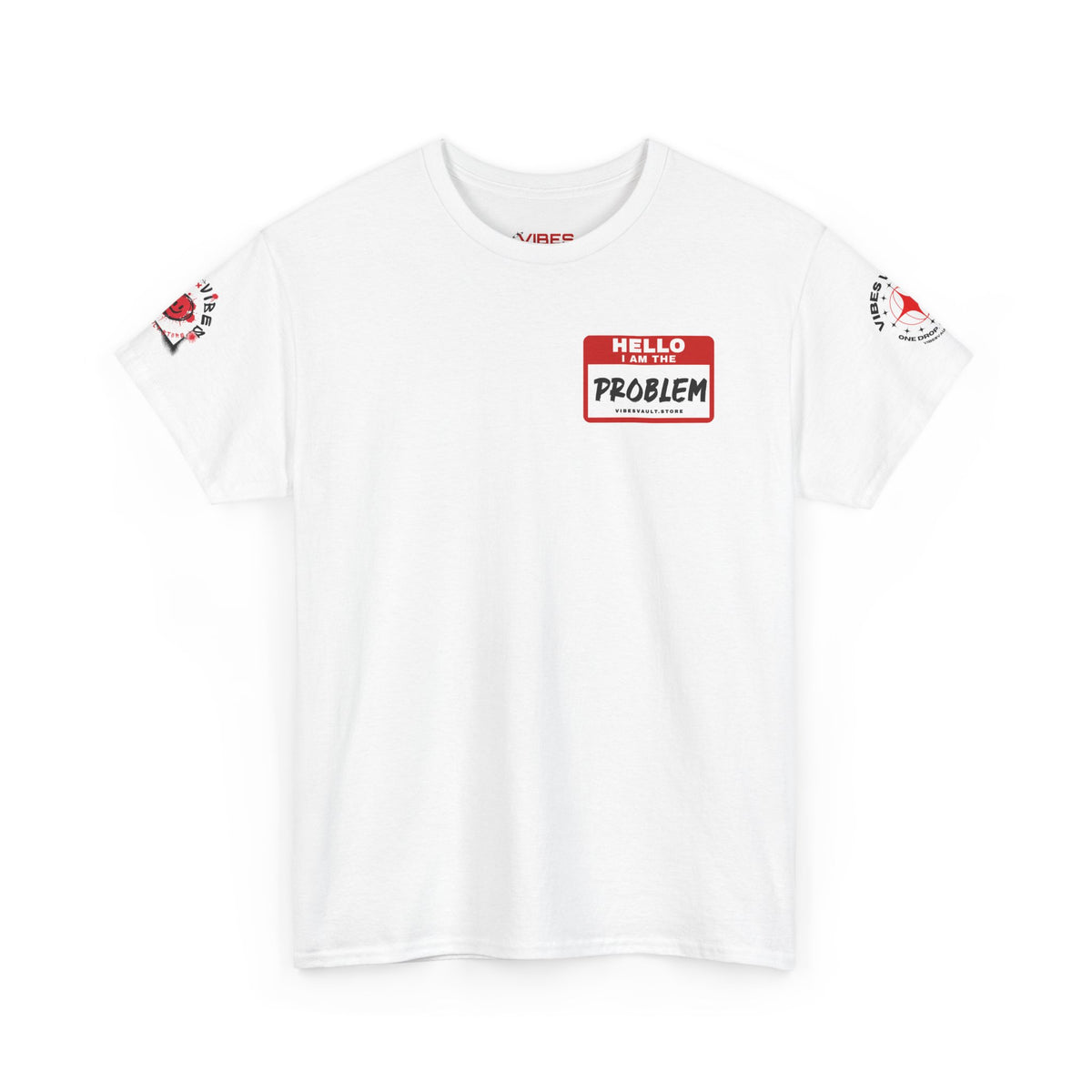 Sophie Hunter Graphic Tee — "Hello Problem" Personalized Back-Print T-Shirt