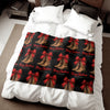 Merry Christmas Christmas Bells Holiday Sweatshirt Blanket