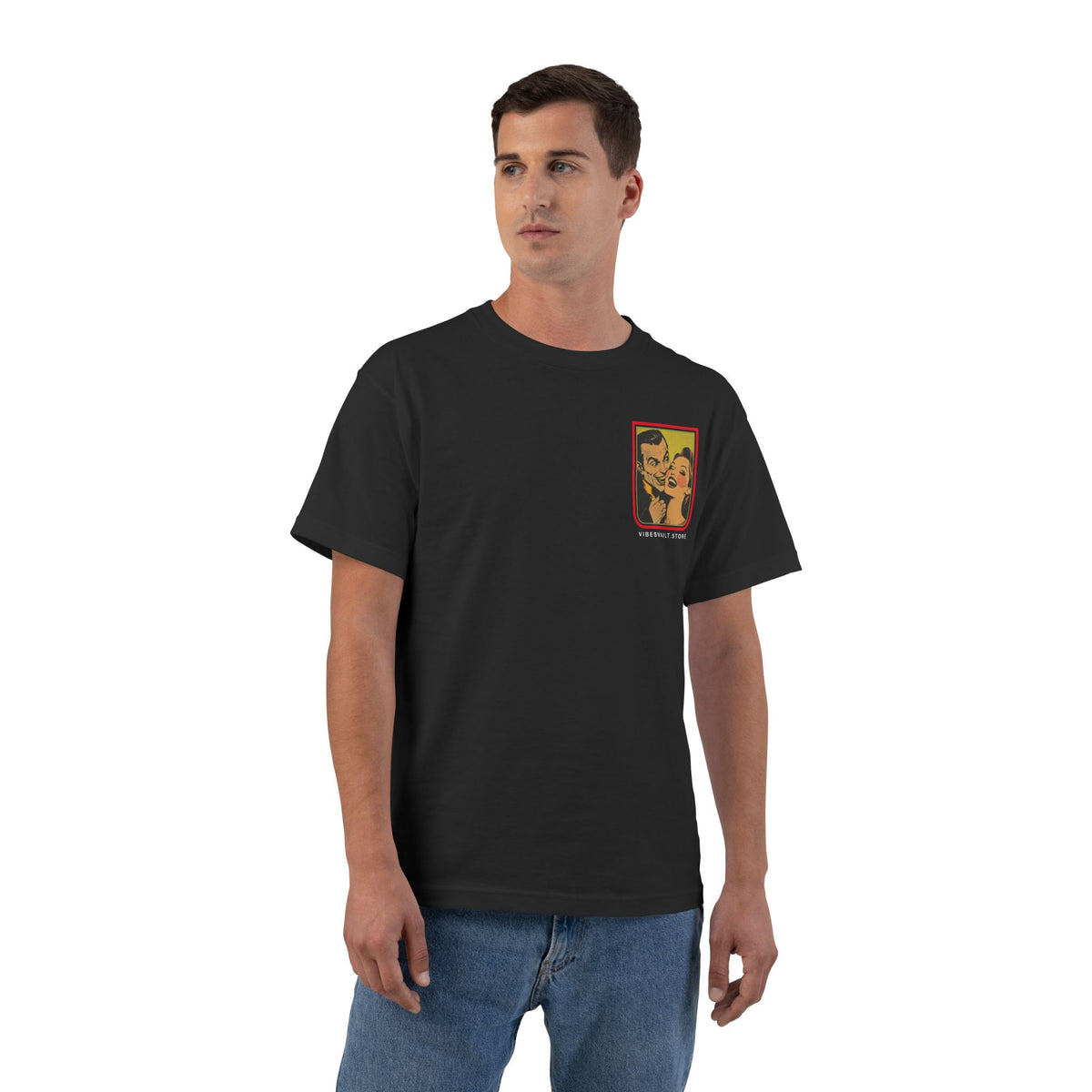 Vampire Thirsty Thursday Date Night - T-shirt Top - Retro Graphic Tee - Fall Halloween 2026