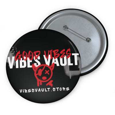Devil Pirate Good Vibe Pin Button