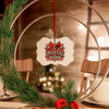 Red Heart Chrome Eye Aluminum Ornaments