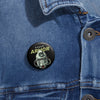 Power Armor Pin Button — Fallout-Inspired Retro Game Helmet Badge