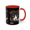 Halloween Cat Coffee Mug — Two-Tone Accent 11/15oz - Fall Halloween 2026