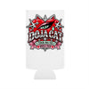Red Heart Chrome Eye Slim Can Cooler