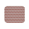 Red Roses Chrome Portrait Sherpa Blanket